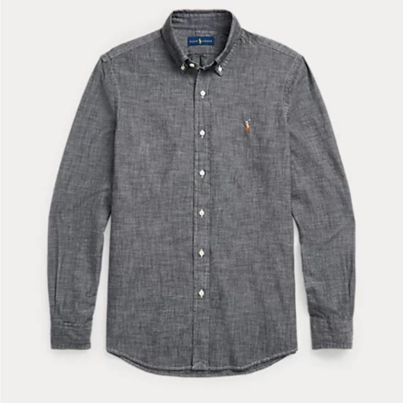 Polo Ralph Lauren Other - Polo Ralph Lauren 100% Cotton Classic Fit Chambray Shirt, Size Medium